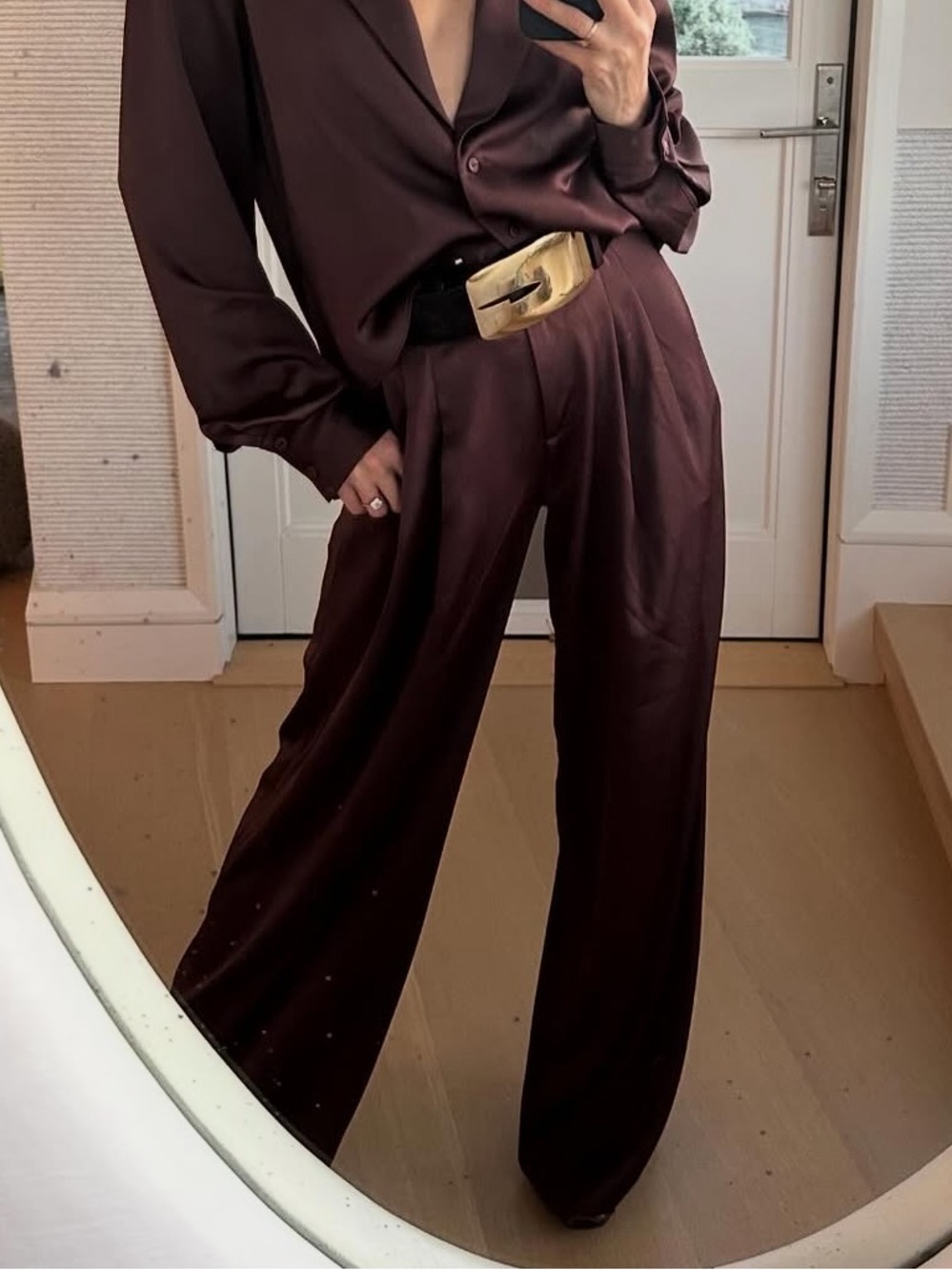 DANNIJO Coco Boss Pleated Trousers NEW